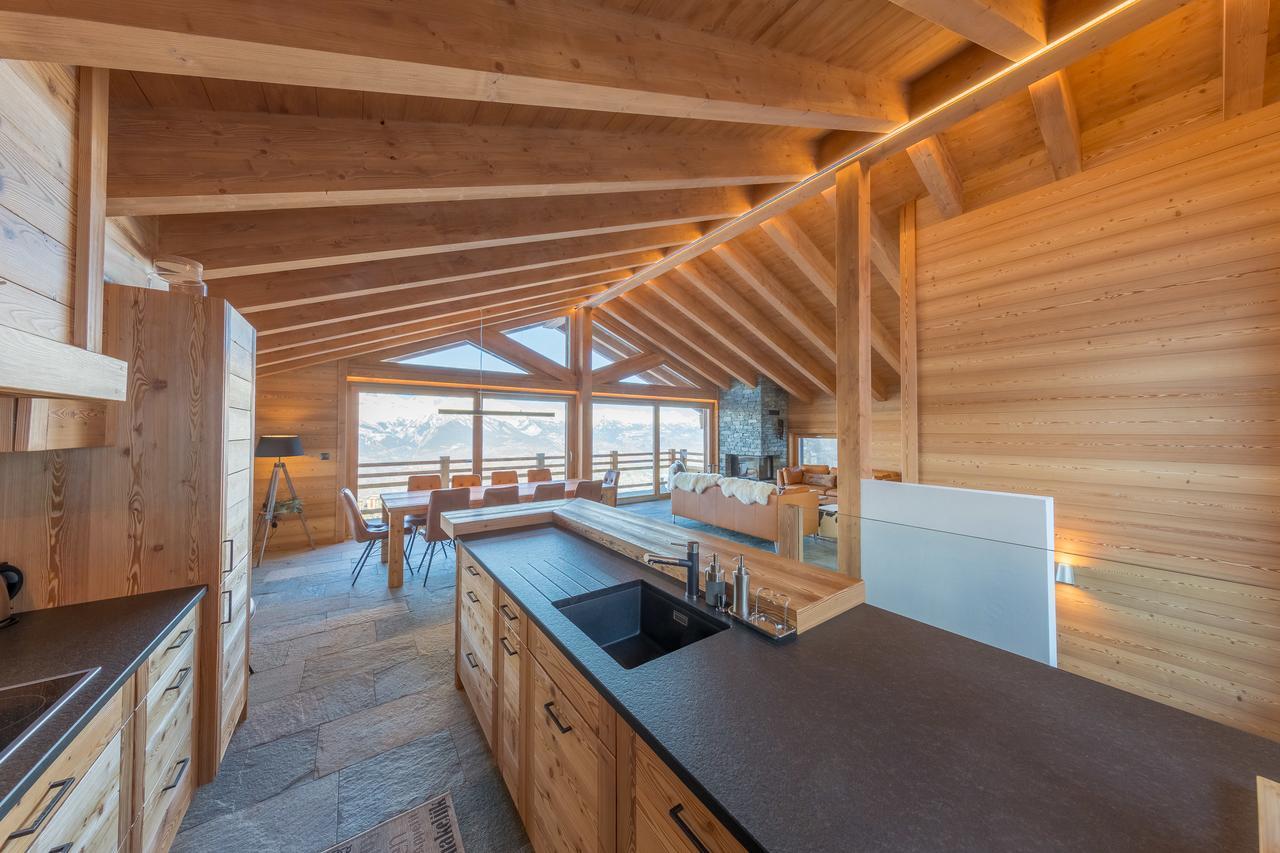 Oak Tree Chalet - On The Ski Slope - Luxury! Nendaz Exteriér fotografie