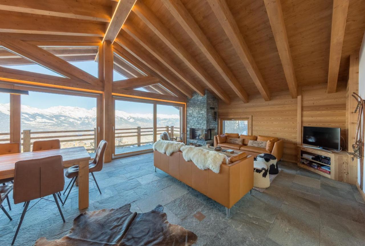 Oak Tree Chalet - On The Ski Slope - Luxury! Nendaz Exteriér fotografie