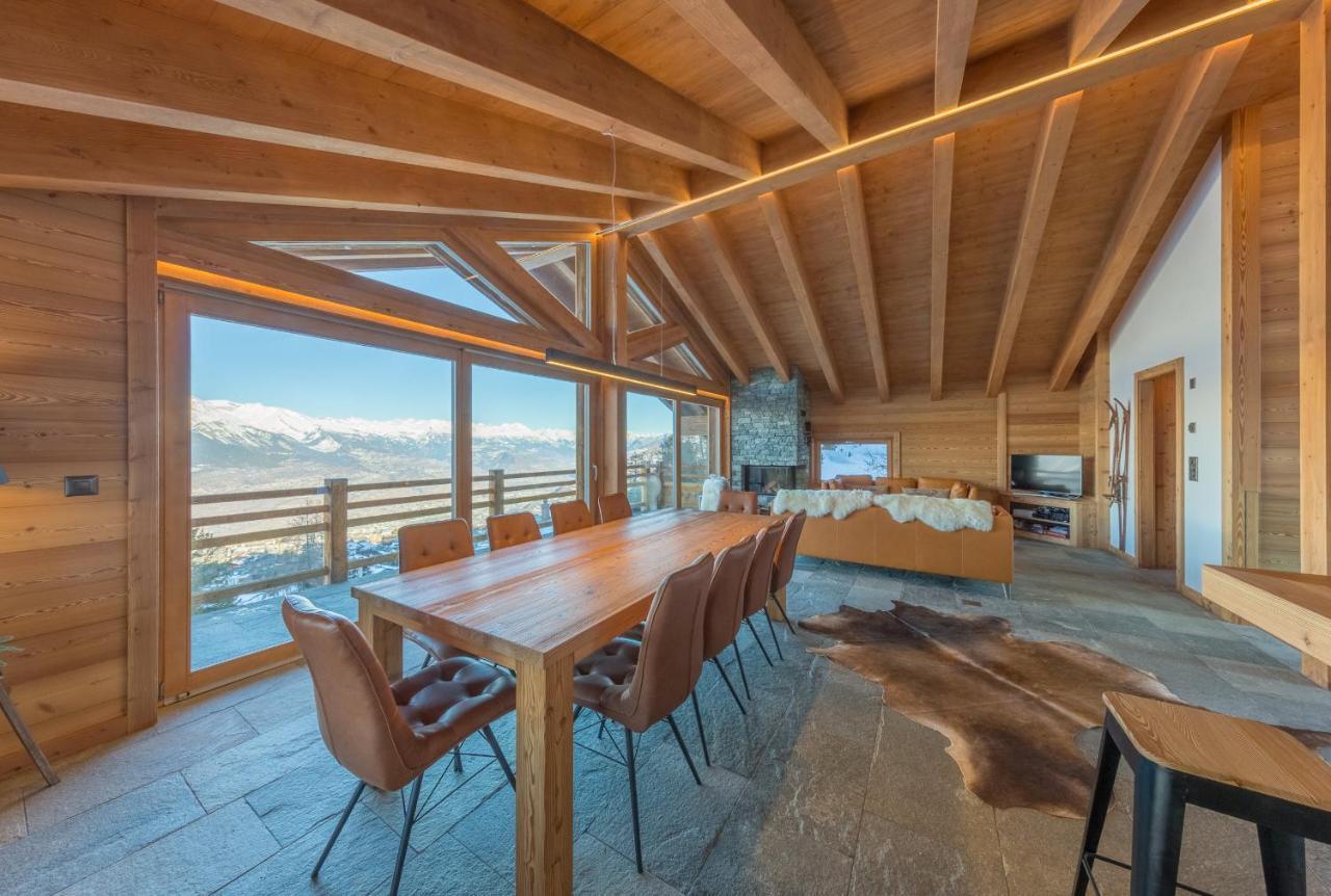 Oak Tree Chalet - On The Ski Slope - Luxury! Nendaz Exteriér fotografie